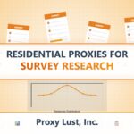 Residential Proxies for Survey Research